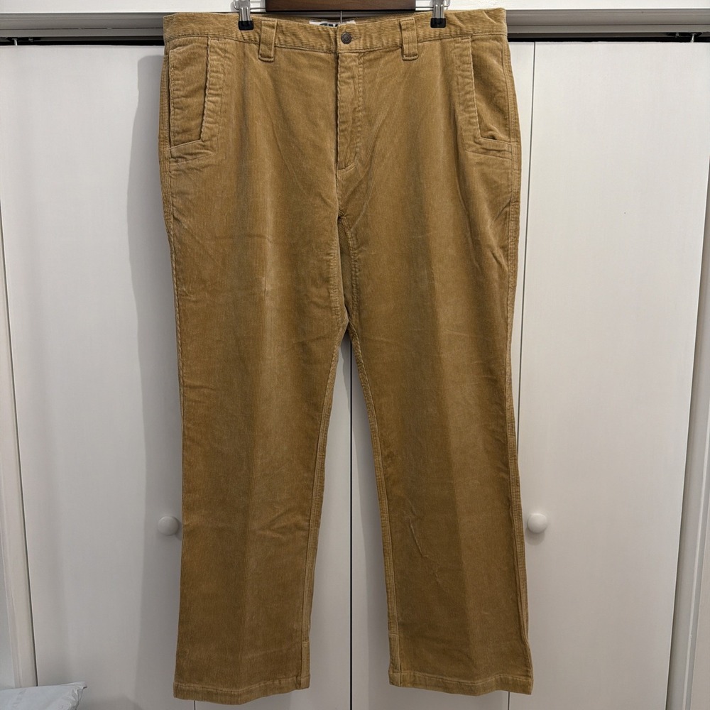 Men's MOUNTAIN KHAKIS Canyon Cord Pant Retro Khaki Corduroy Size 42x32